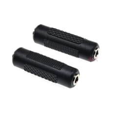 1Pcs Mini 3.5mm Female to Female F/F Jack Stereo Audio Adapter Converter Connector Coupler Metal Gold Plated Connector