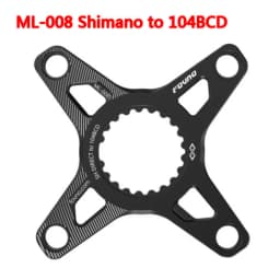 FOVNO Chainring Adapter 3bolt for SR Spider to 104BCD 110BCD forSHIMANO Direct Mount Converter M6100 M7100 M8100 M9100 12S MTB