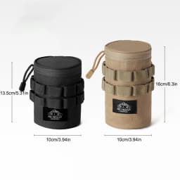 1/2pcs Camping Storage Bag S/L Lightweight Accessory Bag with Hanging Holes Lights Storage Bag with Handle Camping Supplies