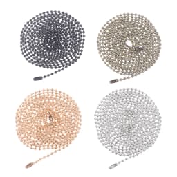 1PC New Original 100cm Stainless Steel Copper Switch Chain For Ceiling Fan Lights, Wall Lamp, Table Lamp, And Etc