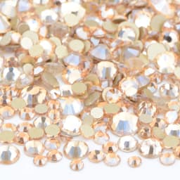 JUNAO 1400pcs Mix Size Mix AB Color Glass Rhinestone Flatback Crystal Stones Non Hotfix Strass Appliques For Nail Dress Crafts