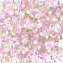 JUNAO 1400pcs Mix Size Mix AB Color Glass Rhinestone Flatback Crystal Stones Non Hotfix Strass Appliques For Nail Dress Crafts