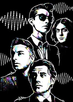 Vintage Arctic Monkeys Rock Band Music Cover Series Art Posters Canvas Painting Wall Prints Pictures for Living Room Home Decor