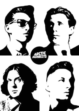 Vintage Arctic Monkeys Rock Band Music Cover Series Art Posters Canvas Painting Wall Prints Pictures for Living Room Home Decor