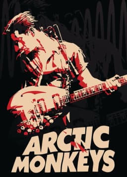 Vintage Arctic Monkeys Rock Band Music Cover Series Art Posters Canvas Painting Wall Prints Pictures for Living Room Home Decor