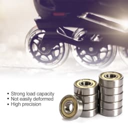 20-100pcs Ball Bearings 608ZZ ABEC-7 Deep Groove Miniature Bearings For Skateboard Scooter High Carbon Steel Single Row Bearings
