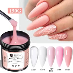 UR SUGAR 150g Quick Extension Gel Pink Jelly Milky White Camouflage Finger French Hard Gel UV LED Gel Nail Art Design Manicure
