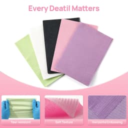 20Pcs Disposable Nail Art Table Towel 13"x18" - 3 Ply Tattoo Bib Sheet for Patients Dentist or Medical Tray Cover and Nail Table