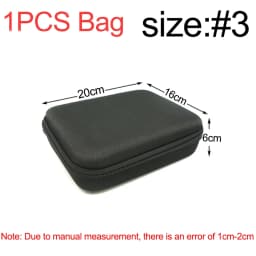Multi-Size EVA Hard Storage Box Travel Zipper Bag Shockproof Outdoor Tools Bag For Earphone Storage Case Accessories
