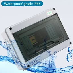 XIONGISOLAR HT Series Junction Box 2/3/5/8/12/15/18/24WAY PC Plastic Outdoor Electrical IP65 Waterproof Distribution Box