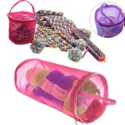1 PC,Portable Yarn Storage Bag Hollow Mesh Knitting Wool Yarn Bags Crochet Yarn Handbag Organizer Weave Tools Sewing Accessories