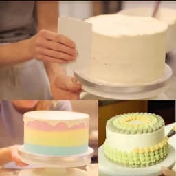 11inch Plastic Cake Turntable Rotating Cake Plastic Dough Pastry Decorating Cream Stand Rotary Table DIY Pan Baking Tool