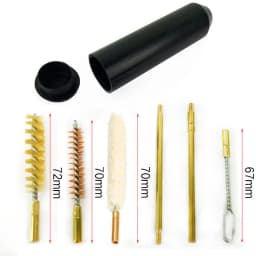 7pcs 9 mm Black Pistol Cleaning Kit Hand Gun Rod Brush Gun Cleaning Tools 22/45/357/9 mm