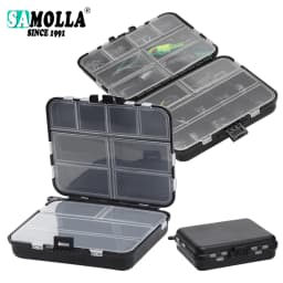 Fishing Tackle Bait Storage Boxes, Portable Double-Sided Lure Hook Organizer, Mini Utility Lures Fishing Box