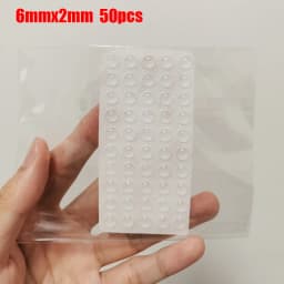 Self-Adhesive Clear Rubber Anti Slip Bumpers Feet Pads Damper Buffer Cabinet Door Silicone Furniture Stop Muffler Wall Protector