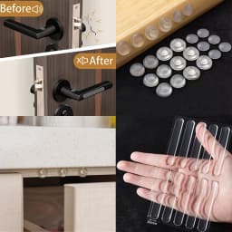 Self-Adhesive Clear Rubber Anti Slip Bumpers Feet Pads Damper Buffer Cabinet Door Silicone Furniture Stop Muffler Wall Protector