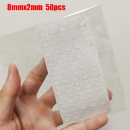 Self-Adhesive Clear Rubber Anti Slip Bumpers Feet Pads Damper Buffer Cabinet Door Silicone Furniture Stop Muffler Wall Protector