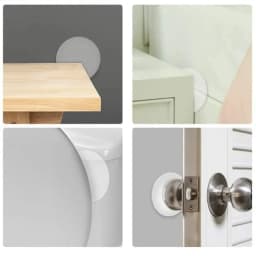 Self-Adhesive Clear Rubber Anti Slip Bumpers Feet Pads Damper Buffer Cabinet Door Silicone Furniture Stop Muffler Wall Protector