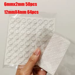Self-Adhesive Clear Rubber Anti Slip Bumpers Feet Pads Damper Buffer Cabinet Door Silicone Furniture Stop Muffler Wall Protector