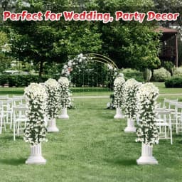 1PC Artificial Flowers Silk Violet Wall Hanging Wedding Scene Decor Home Potting Outdoor Garden Party Festival DIY Gifts Hotsale