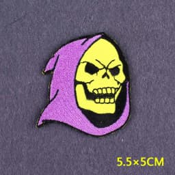 Anime Patch Embroidered Patches For Clothing Stickers DIY Fox Hook Loop Stripes Cartoon Patch Iron On Patches On Clothes Decor