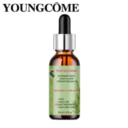 Rosemary Mint Scalp Hair Strengthening Oil,Deep Hydration,Repairs Damage,Enhances Shine,Promotes Growth,Smooths & Detangles