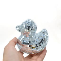 Home Disco Decoration Duck Disco Ball Duck Mirror Glass Decoration Creative Fun Crafts Desktop Decoration New Simple Duck