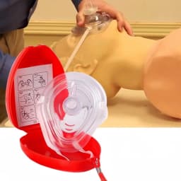 1pcs Medical CPR Rescue Mask Adult Child Pocket Resuscitator Outdoor First Aid Cardiac Rescue Mask Survival Equipment