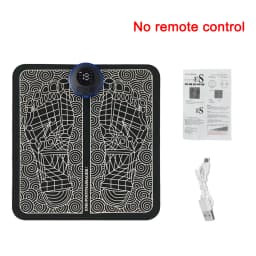 Electric Foot Massager Pad Neck Massage Set Portable Home Fatigue Relief Muscle Vibration Massage Pad Back Neck Massager