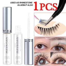 Long-Lasting Quick Dry False Eyelash Glue Transparent Natural Fake Eyelashe Extension Glue Waterproof Self-Adhesive Eyelash Glue