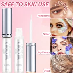 Long-Lasting Quick Dry False Eyelash Glue Transparent Natural Fake Eyelashe Extension Glue Waterproof Self-Adhesive Eyelash Glue