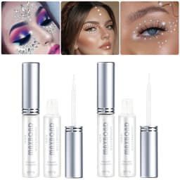 Long-Lasting Quick Dry False Eyelash Glue Transparent Natural Fake Eyelashe Extension Glue Waterproof Self-Adhesive Eyelash Glue