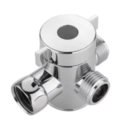 3 Way Adjustable Shower Head Diverter Valve 3 Mode Switch Adapter Brass G1/2 Inch Connector Bathroom Accessories