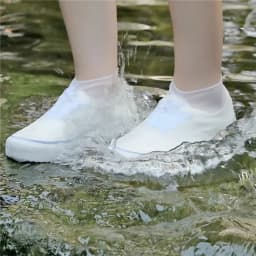 Rain Shoe Covers Waterproof Covers for Shoes Protector Cover Boots Gear Household Merchandises Home Garden