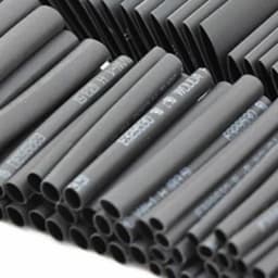 420pcs Black Heat Shrink Tube Glue Polyolefin Waterproof Sleeving Tubing Sleeve Wrap Tubing Kit Cable Sleeves