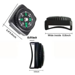 5/10/16Pcs Mini Pocket Oil Filled Compass Portable Wristband Compass Detachable Outdoor Camping Hiking Travel Navigation Tool