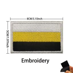 Russian Identification Badge KGB FSB Fabric Applique Embroidery Hook and Loop Patches,Russia Federal Military Tactical Emblemen