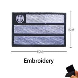 Russian Identification Badge KGB FSB Fabric Applique Embroidery Hook and Loop Patches,Russia Federal Military Tactical Emblemen