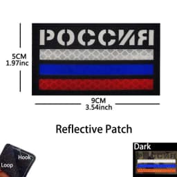 Russian Identification Badge KGB FSB Fabric Applique Embroidery Hook and Loop Patches,Russia Federal Military Tactical Emblemen