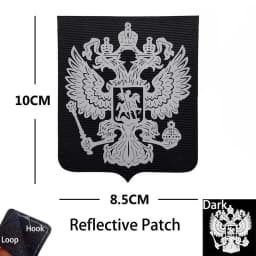 Russian Identification Badge KGB FSB Fabric Applique Embroidery Hook and Loop Patches,Russia Federal Military Tactical Emblemen