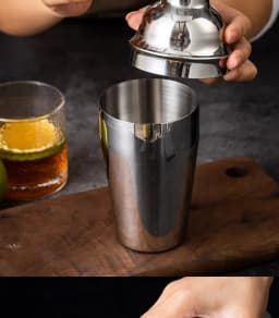 6/9pcs Stainless Steel Cocktail Shaker Bartending Tools Bartender Kit Martini Sharker Drink Mixer Set With Storage Bag
