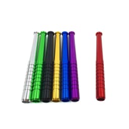 1/5/10pcs 78mm Aluminum Alloy Straw Light-weight Metal Pipe Straw Tube Cool Gadget for Men
