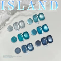 1-12pcs TC Summer Blue Glass Bead Cat Eye Gel Nail Polish Flash White Spar Nude Color Magnet Nail Art Gel Salon Christmas Nails