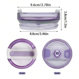 40 OZ Tumbler Lid Replacement Fit for Stanley Cup,Dustproof Spill Proof Splash Resistant Tumbler Covers for Cups Accessories 