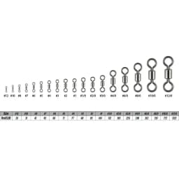 Fishing Swivels Kit Ball Bearing Rolling Swivel Fishing Tackle Saltwater Freshwater Fishing Line Connectors for Carp 200-500Pcs