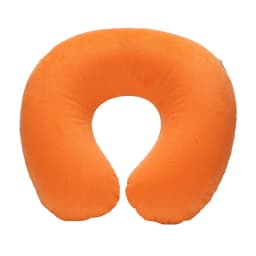 1-4Pcs Travel Pillow Car Air Flight Office Inflatable Neck Pillow Short Plush Cover PVC Support Headrest Soft Nursing Cushion