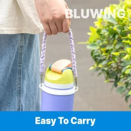 Water Bottle Handle with Strap for Owala Water Bottle Handle Fits Most 12-40oz Water Bottles for Stanley Cup for Hydro Flask