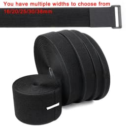 5/2/1Meter Reusable Fastener Hook and Loop Securing Straps with Buckles Adjustable Cable Straps Free Cut Length Nylon Cable Ties
