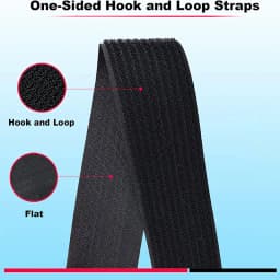 5/2/1Meter Reusable Fastener Hook and Loop Securing Straps with Buckles Adjustable Cable Straps Free Cut Length Nylon Cable Ties
