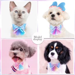 10PCS Mixed Colors Dog Bow Ties Collars Adjustable Angel Wings Pet Dog Bowties Fashion Pet Grooming Accessories For Dogs